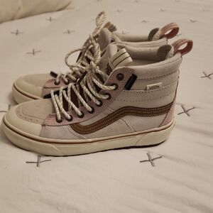Vans Marshmallow High Top Shoes Size 7.5 Womens 8 Mens
